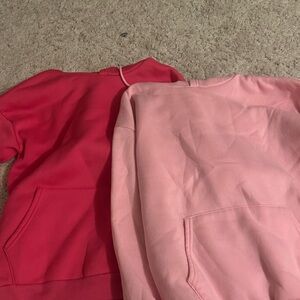 SHEIN Hot Pink And Light Pink Apparel
